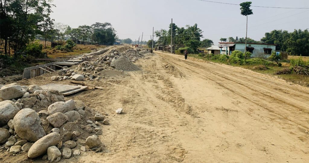 सहजपुर–घरखेडा–निगाली सडकको स्तरोन्नति